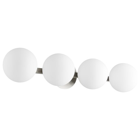 Quorum 4Lt Globe Vanity - Stn 539-4-65